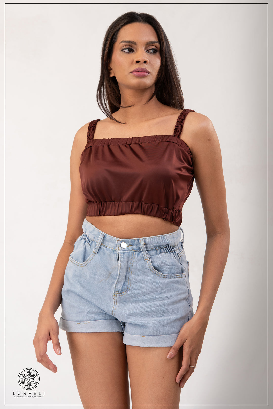 Ruched crop top