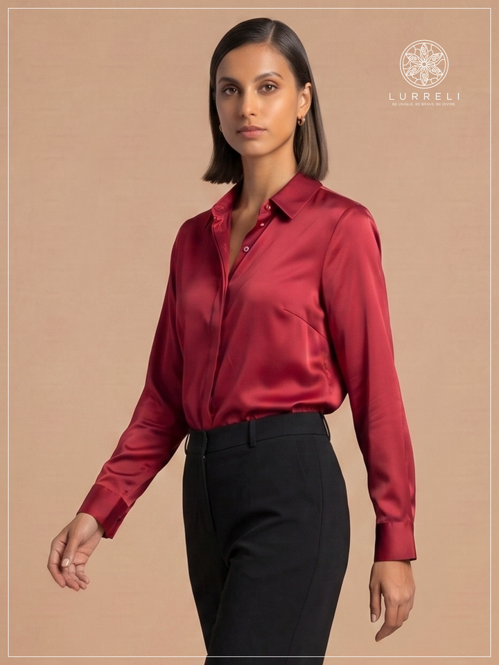 Solid Work Wear Blouse