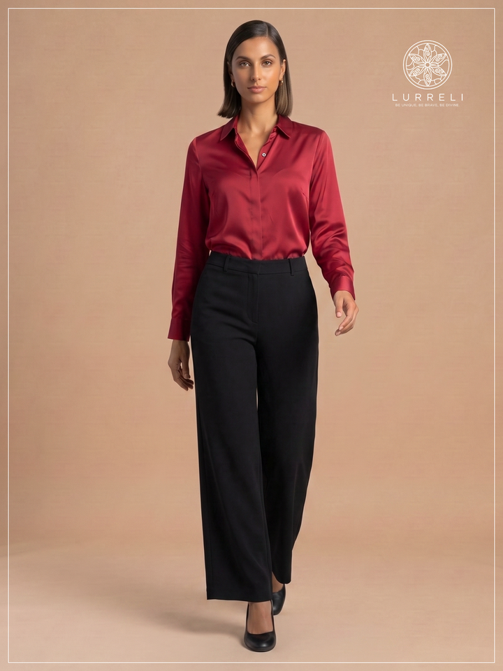 Solid Work Wear Blouse