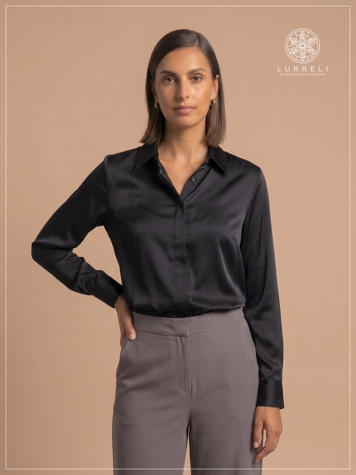 Solid Work Wear Blouse