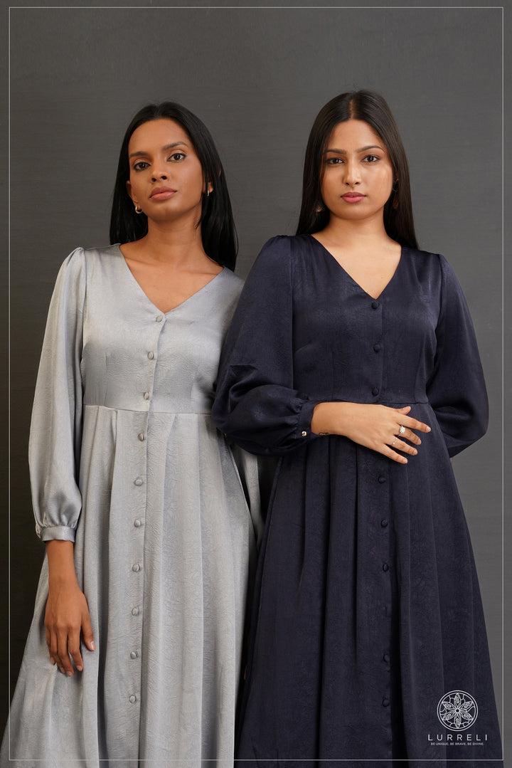 Alora Buttoned Midi Dress