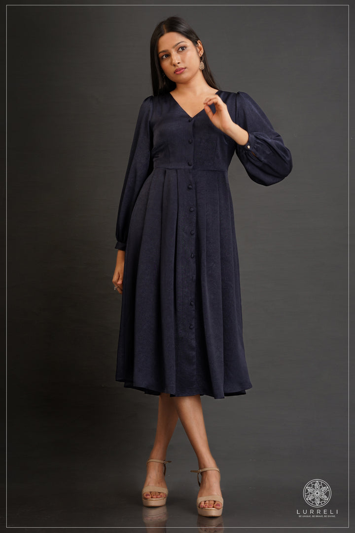 Alora Buttoned Midi Dress