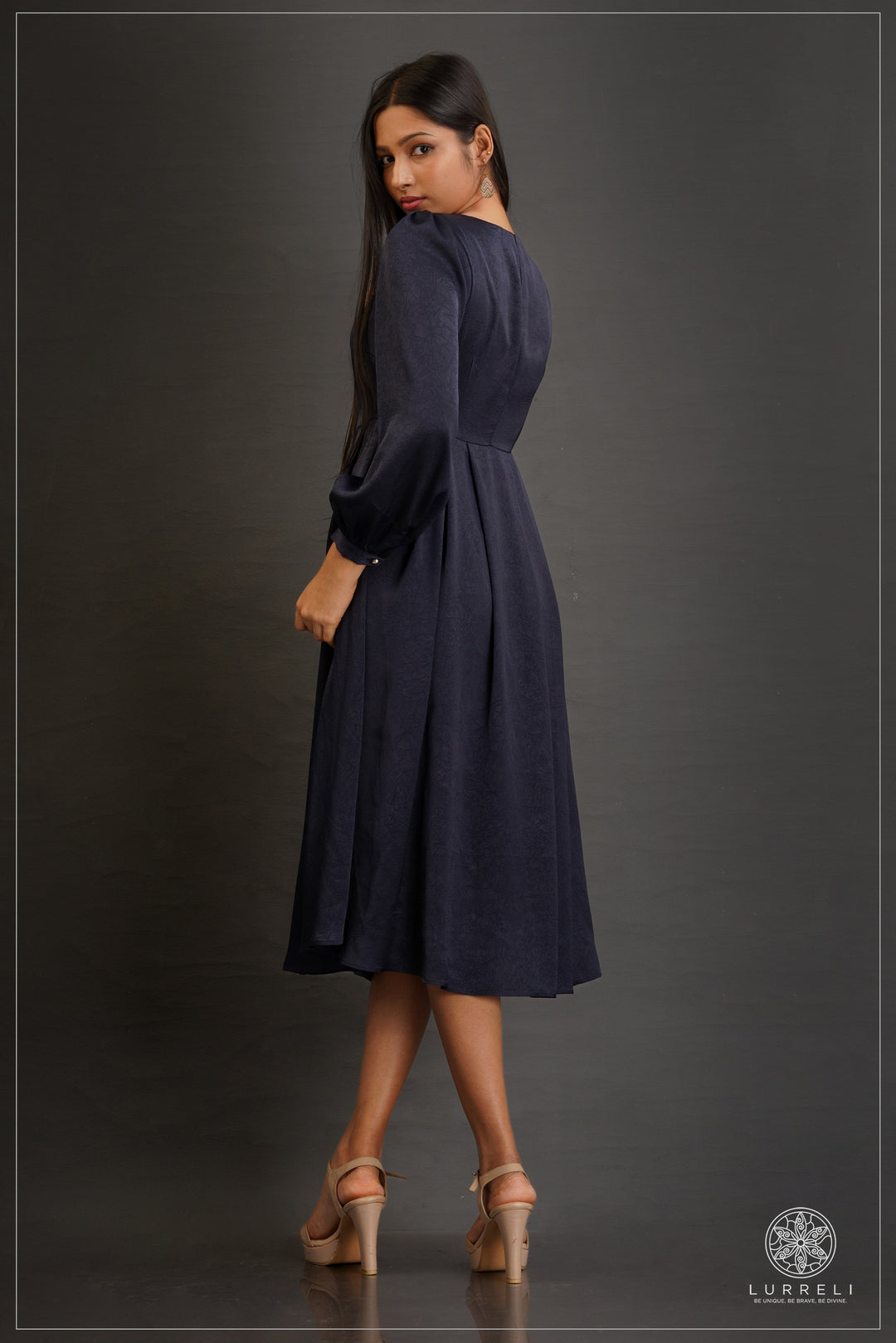 Alora Buttoned Midi Dress