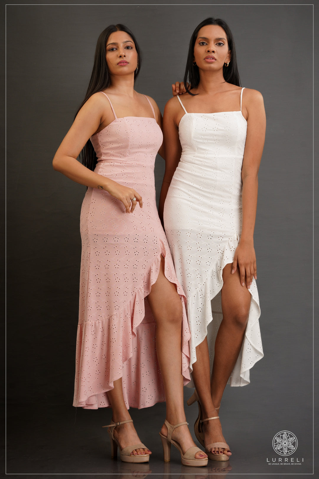 Women's Summer Casual Midi Cami Dress Elegant Spaghetti Strap Summer Dress