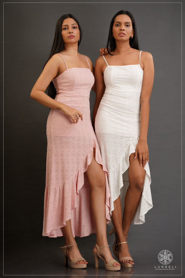 Women's Summer Casual Midi Cami Dress Elegant Spaghetti Strap Summer Dress