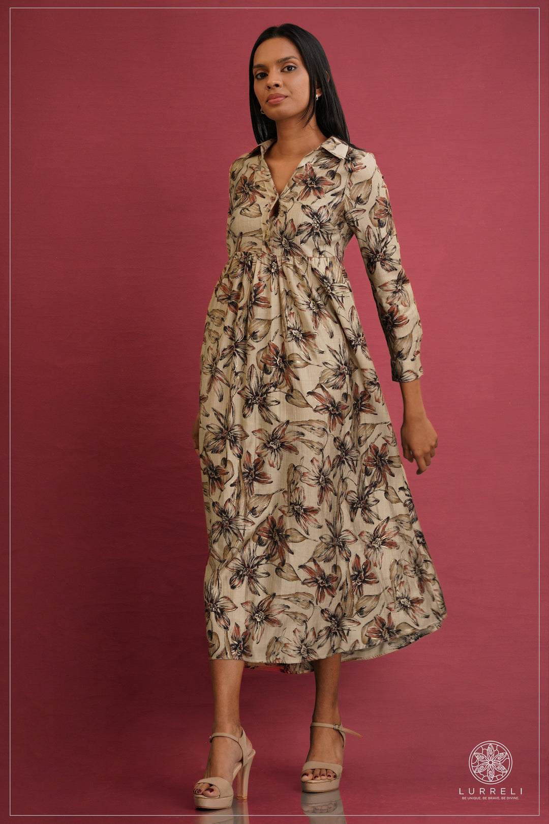 Fit and flare maxi dresses