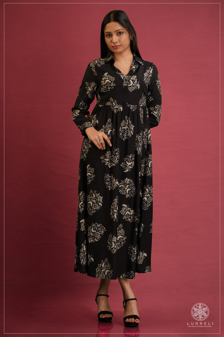 Fit and flare maxi dresses