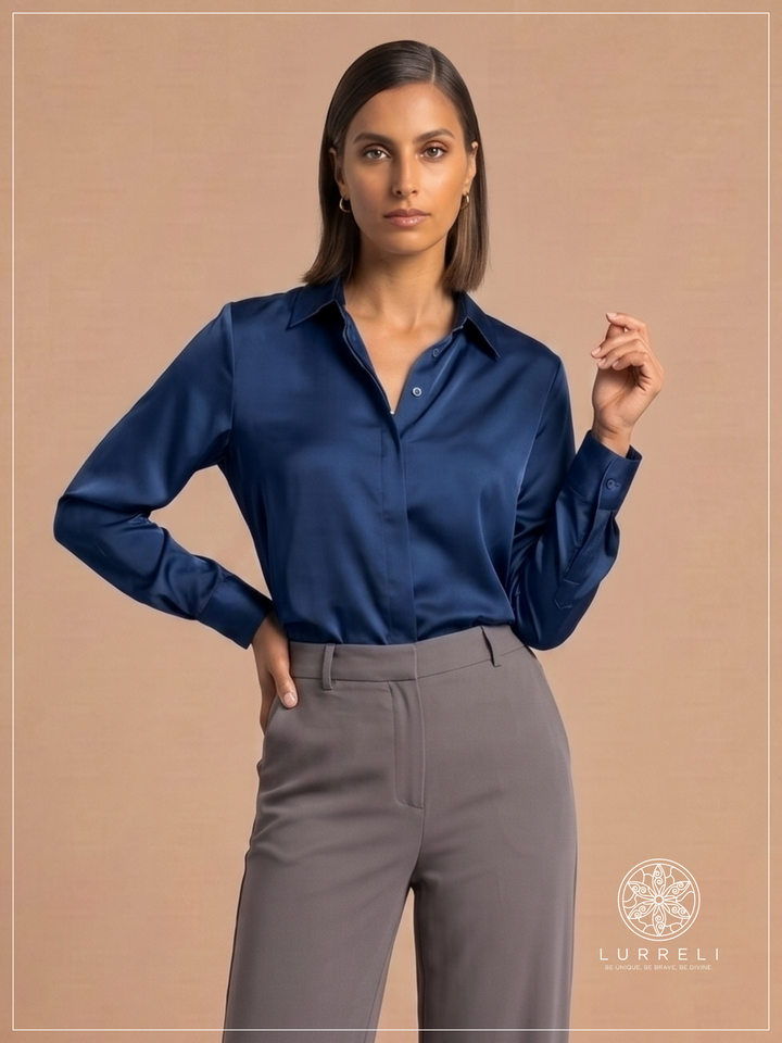 Solid Work Wear Blouse