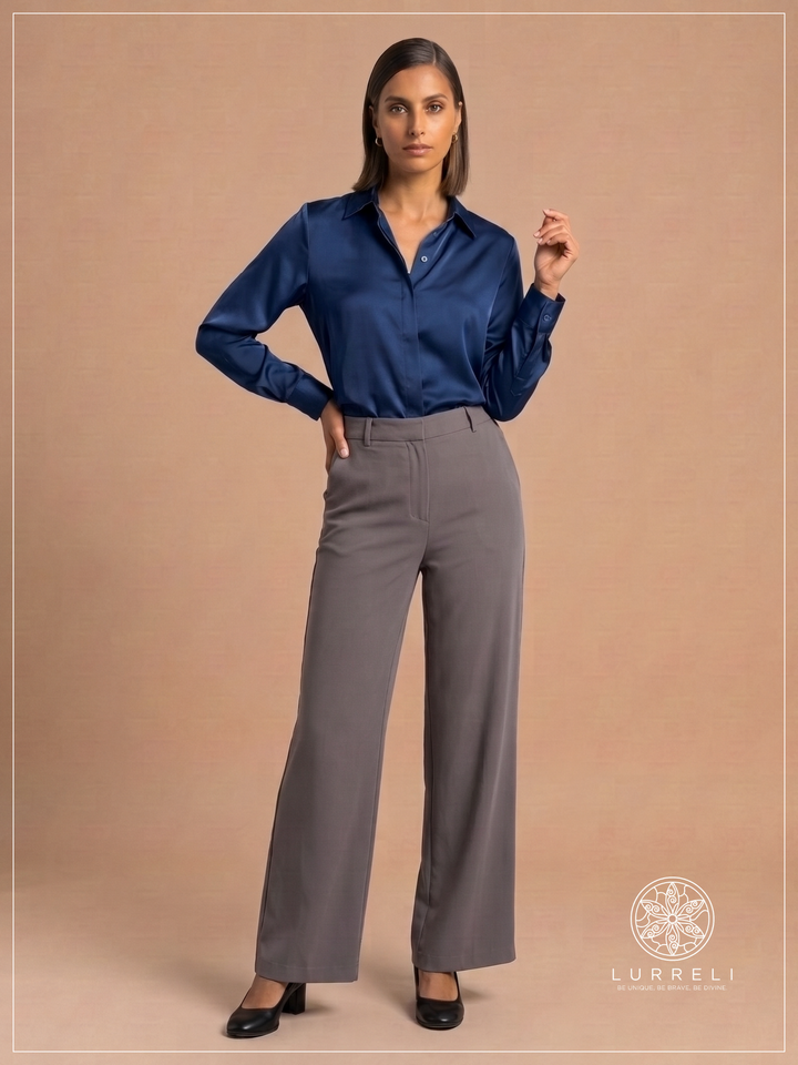 Solid Work Wear Blouse