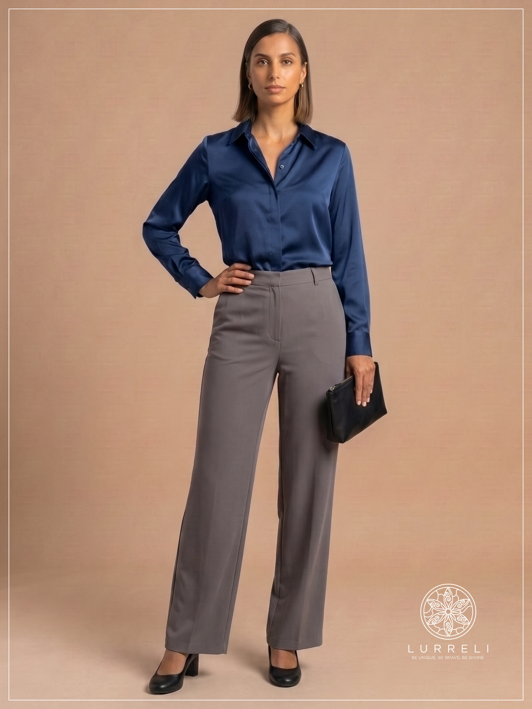 Solid Work Wear Blouse