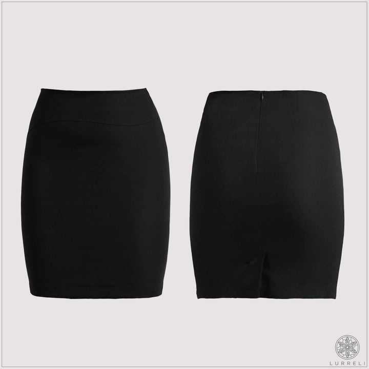 Solid Short Skirt