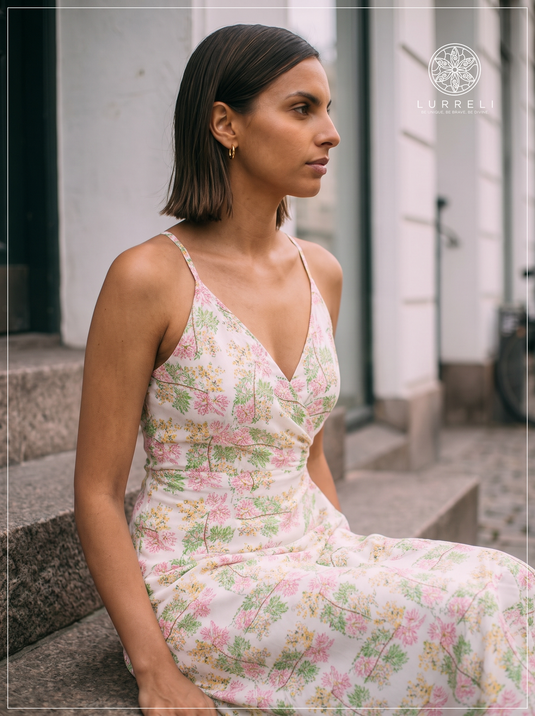 Floral Crossback Maxi Dress