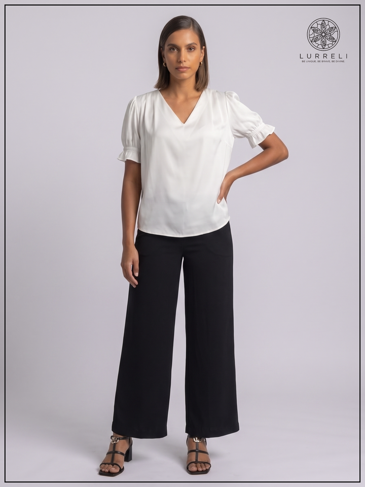 Luna Gather Sleeve Blouse