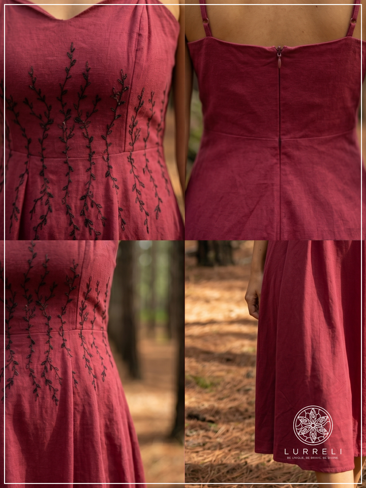 Serifine Floral Embellished Maxi Dress