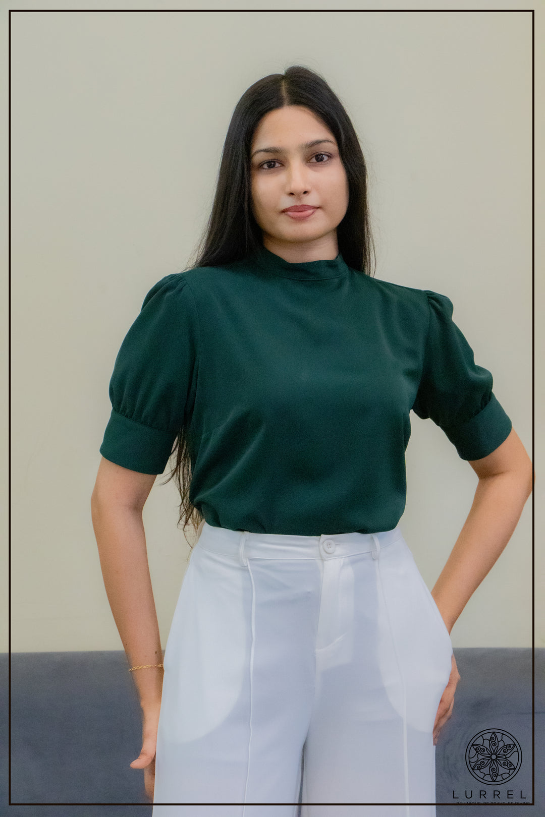 Cup Detail Workwear Top