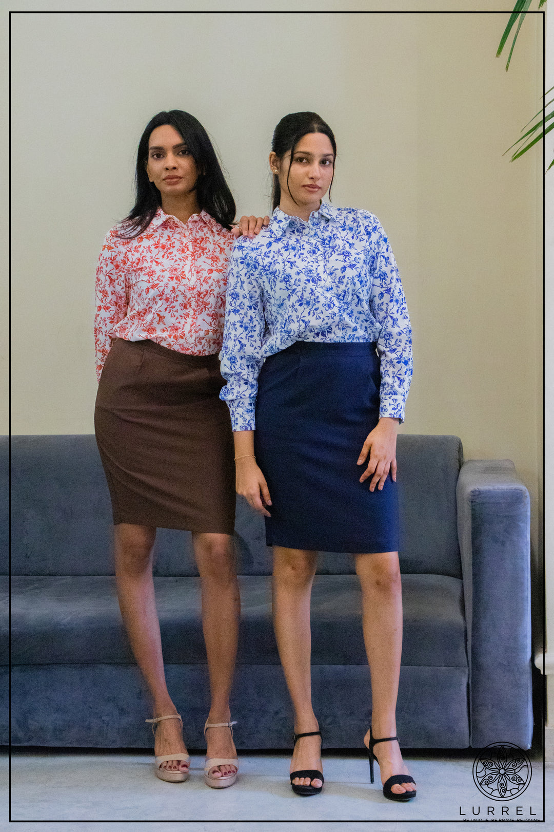 Printed Work Wear Blouse