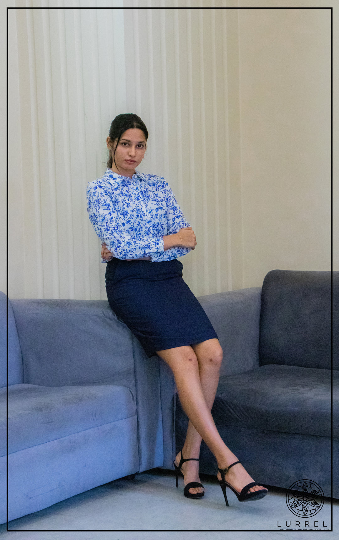 Printed Work Wear Blouse