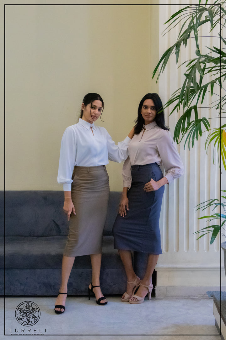 Solid Work Wear Blouse