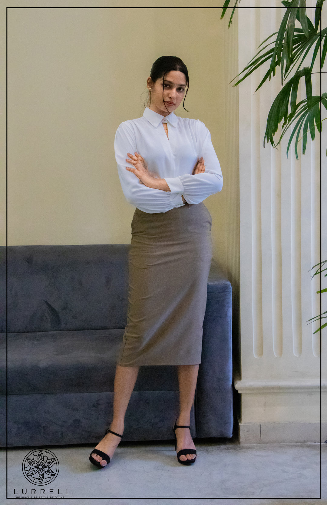 Solid Work Wear Blouse