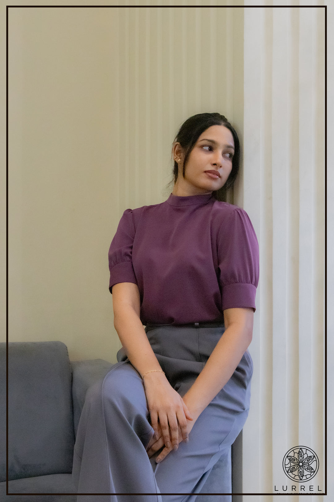 Cup Detail Workwear Top