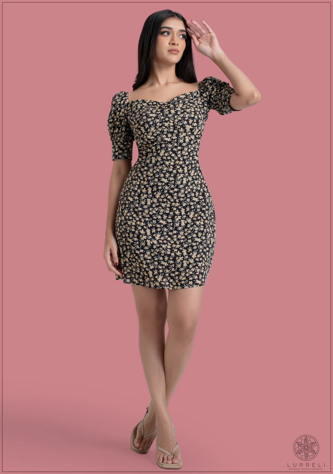 Floral Print BodyCon Mini Dress