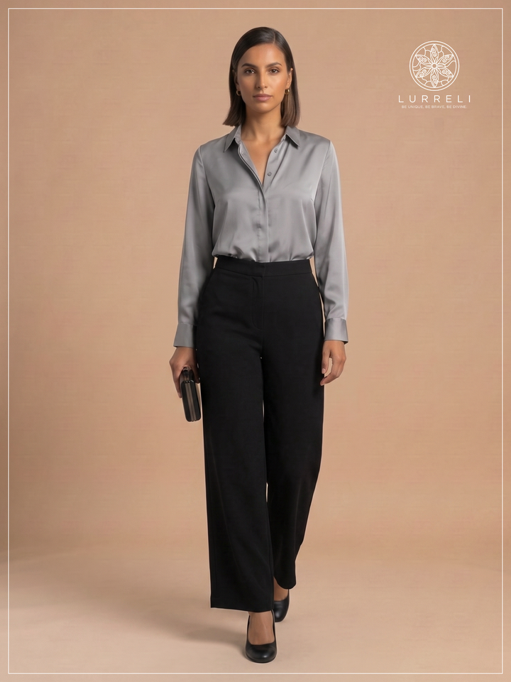 Solid Work Wear Blouse