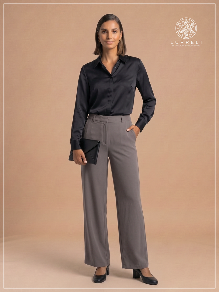 Solid Work Wear Blouse