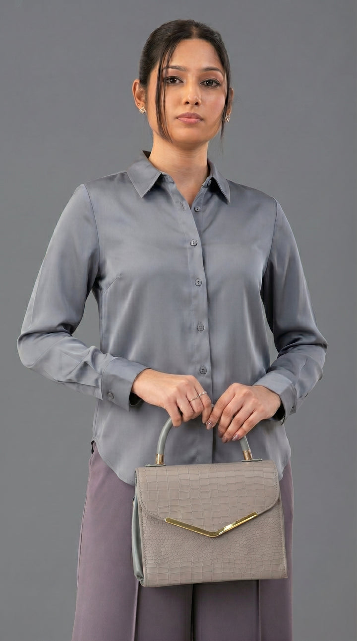 Solid Work Wear Blouse