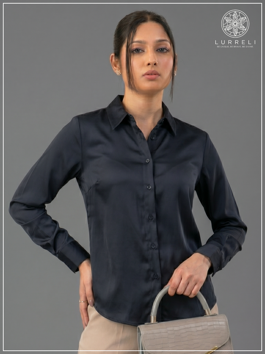 Solid Work Wear Blouse