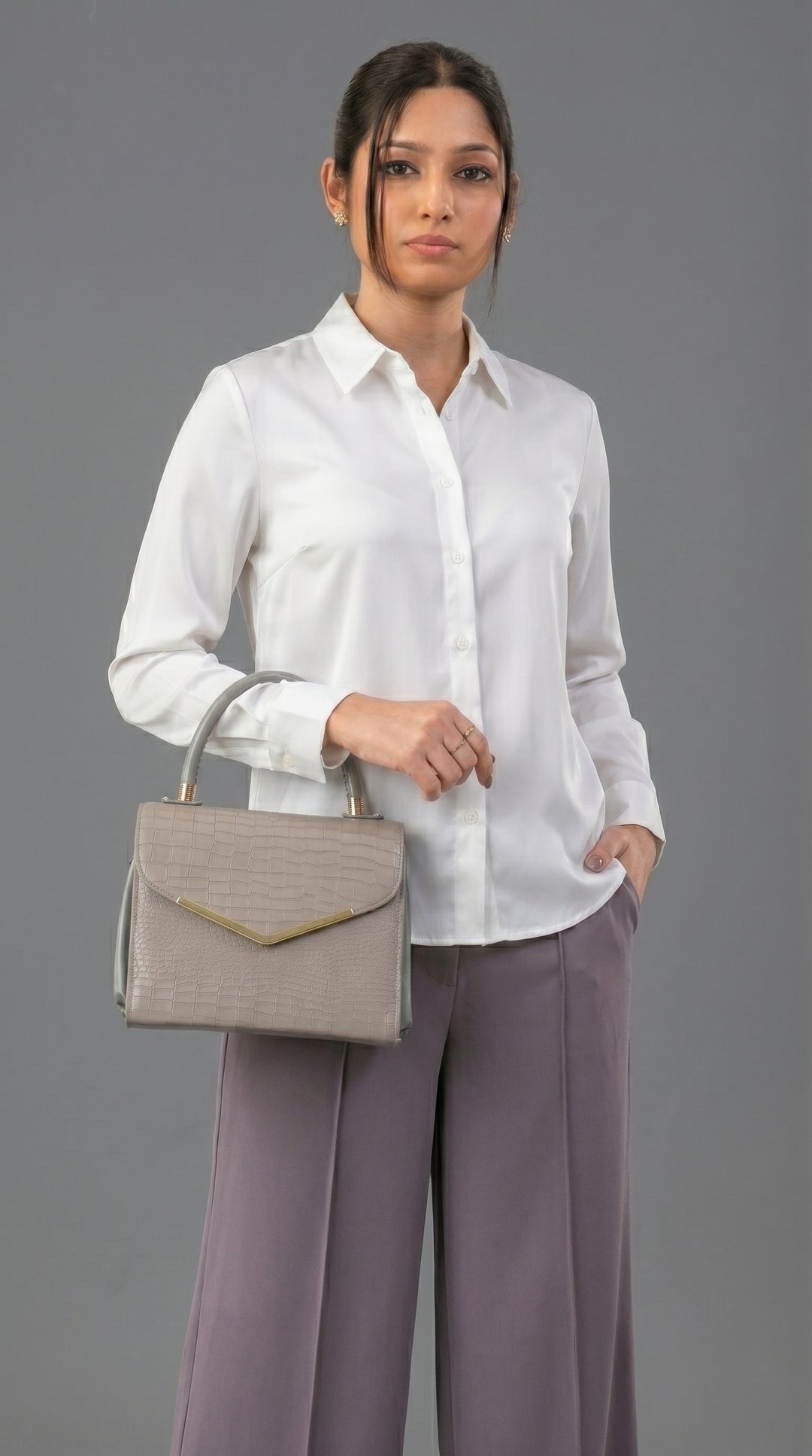 Solid Work Wear Blouse