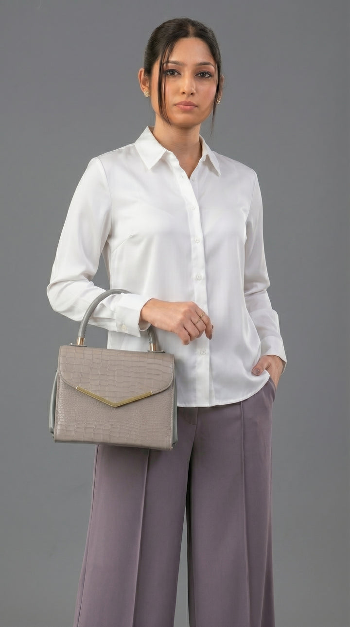 Solid Work Wear Blouse