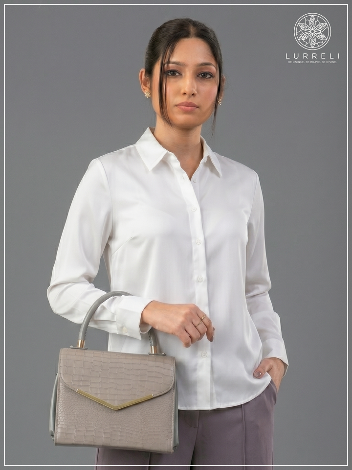 Solid Work Wear Blouse