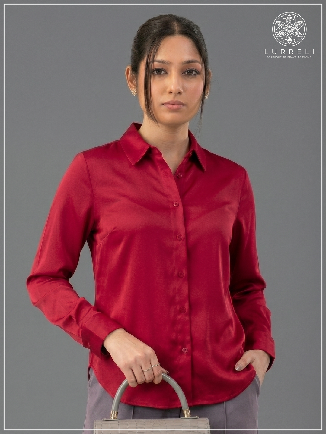 Solid Work Wear Blouse