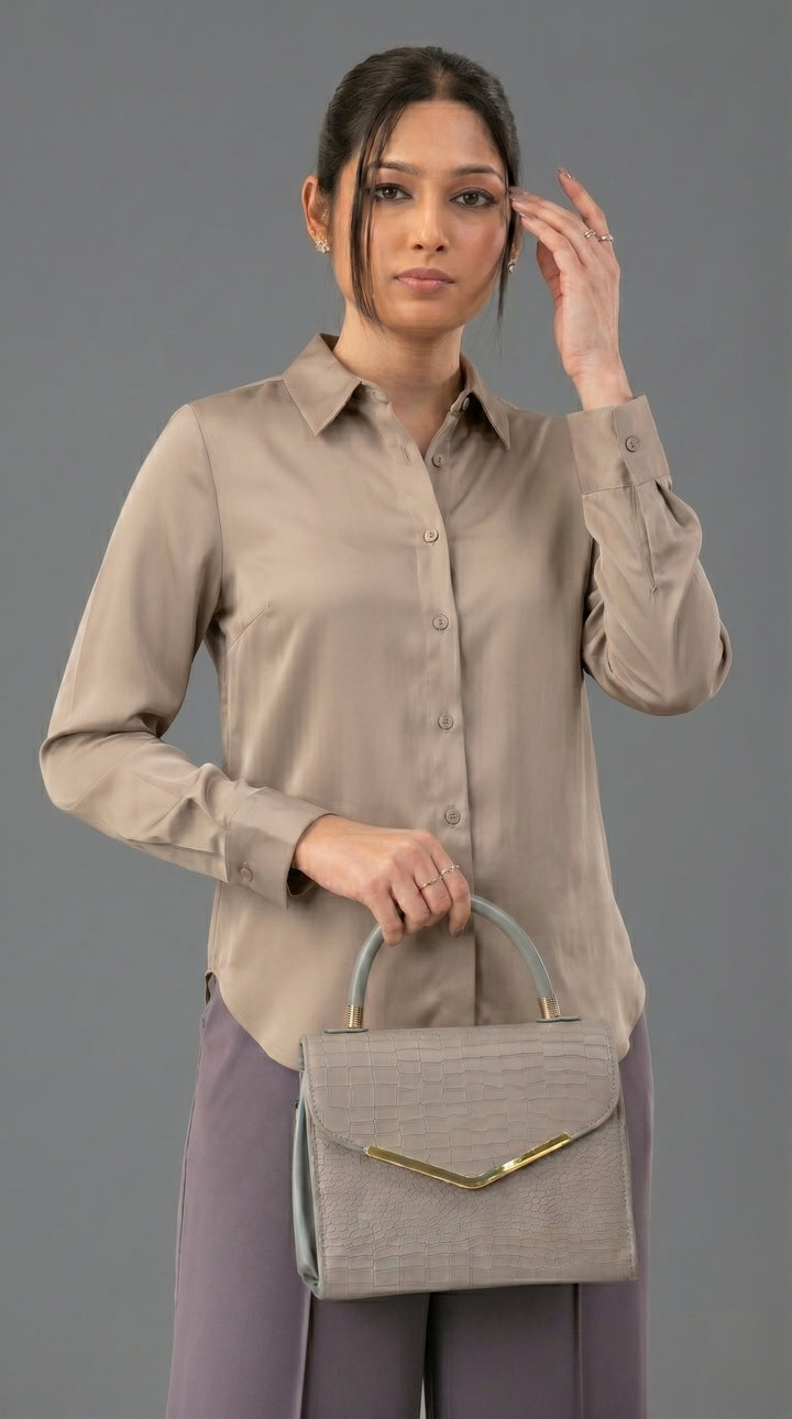 Solid Work Wear Blouse