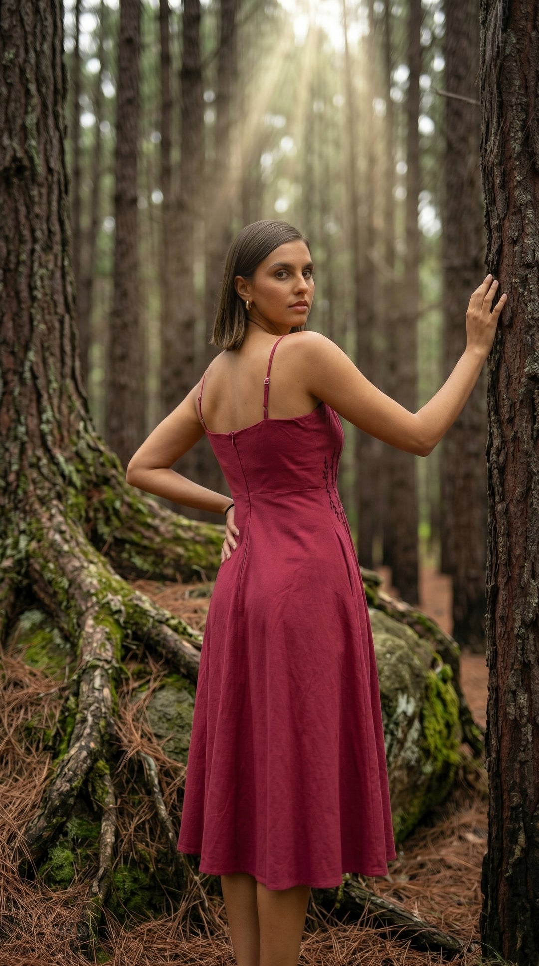 Serifine Floral Embellished Maxi Dress