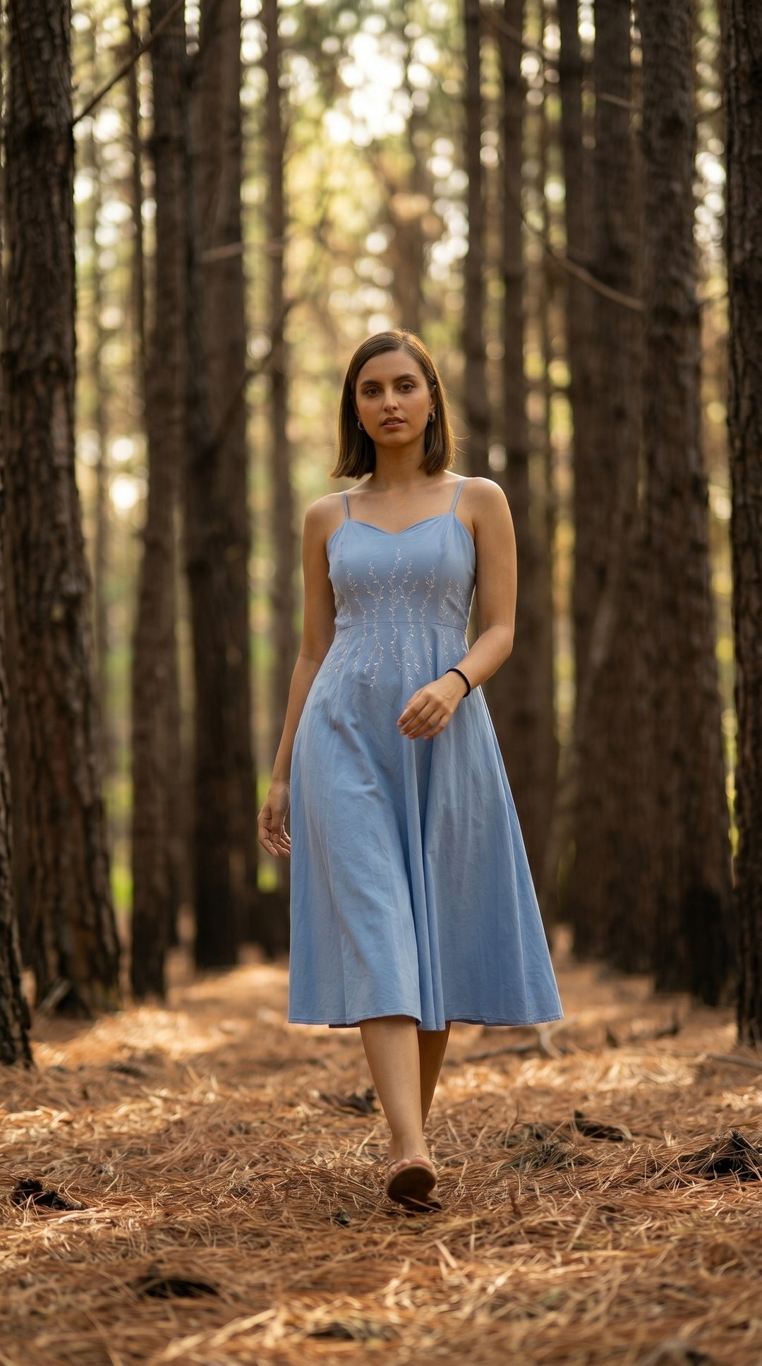 Serifine Floral Embellished Maxi Dress
