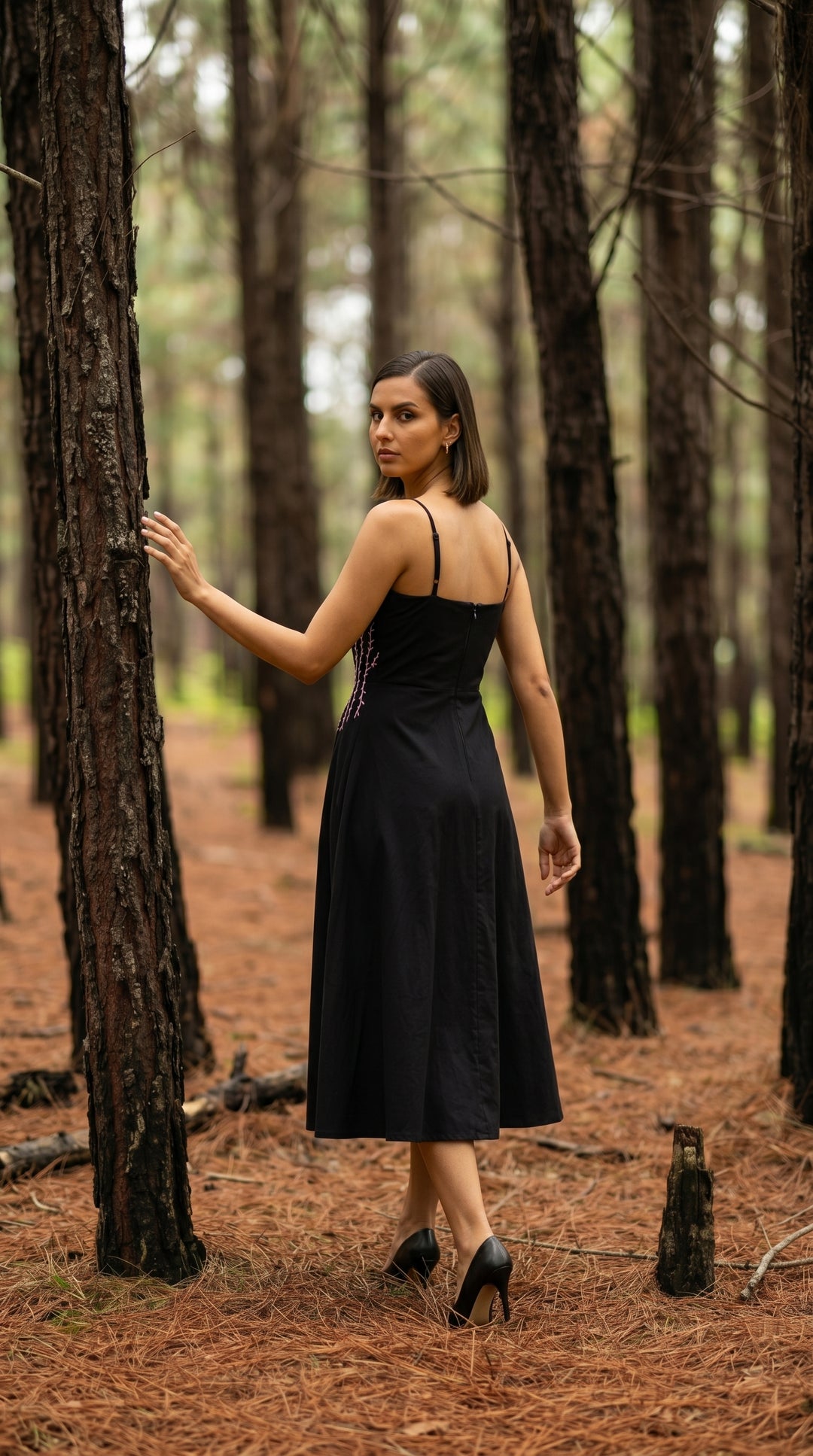Serifine Floral Embellished Maxi Dress