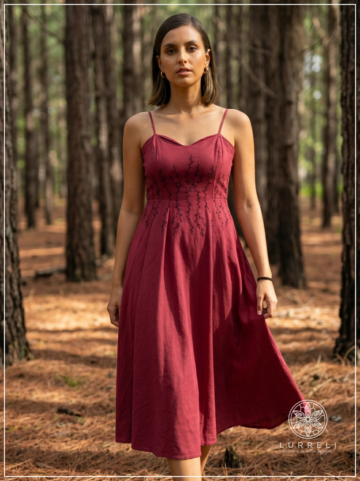 Serifine Floral Embellished Maxi Dress