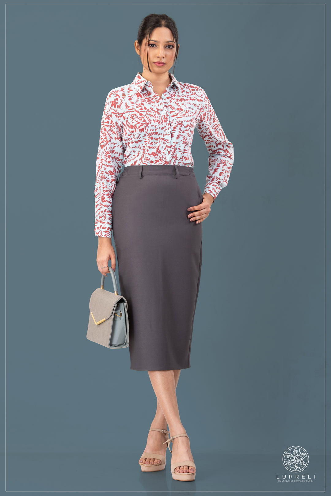 Printed Work Wear Blouse