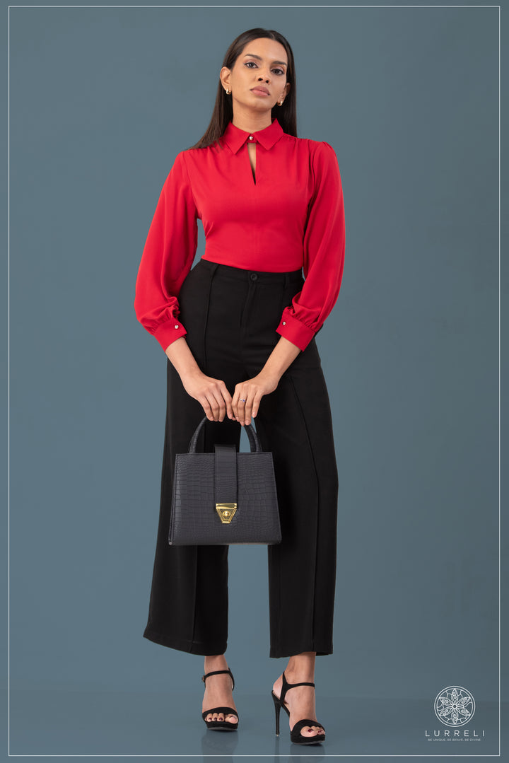 Solid Work Wear Blouse