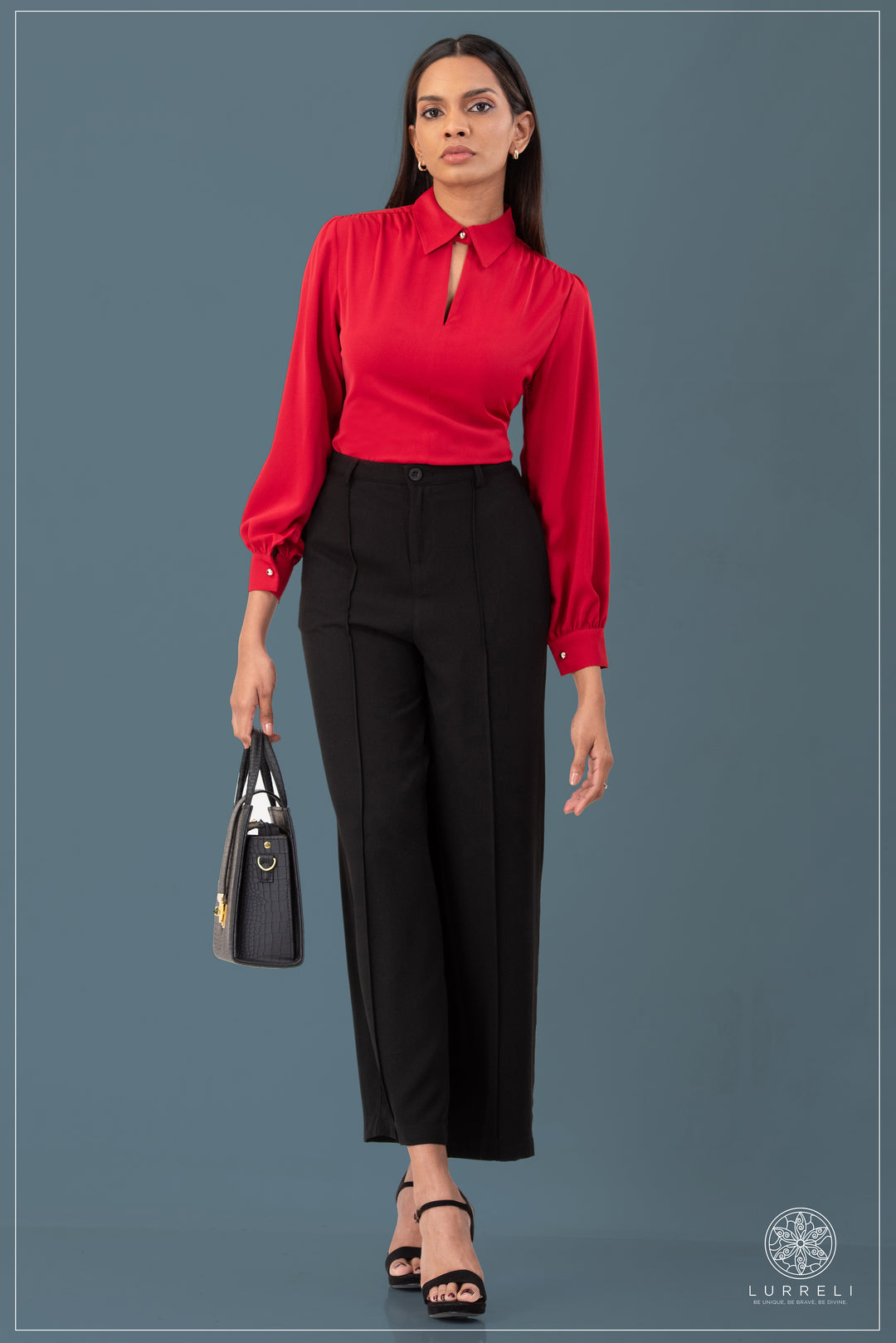 Solid Work Wear Blouse