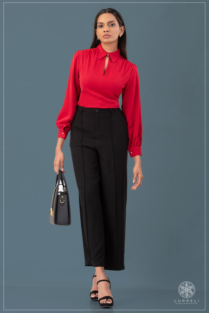 Solid Work Wear Blouse