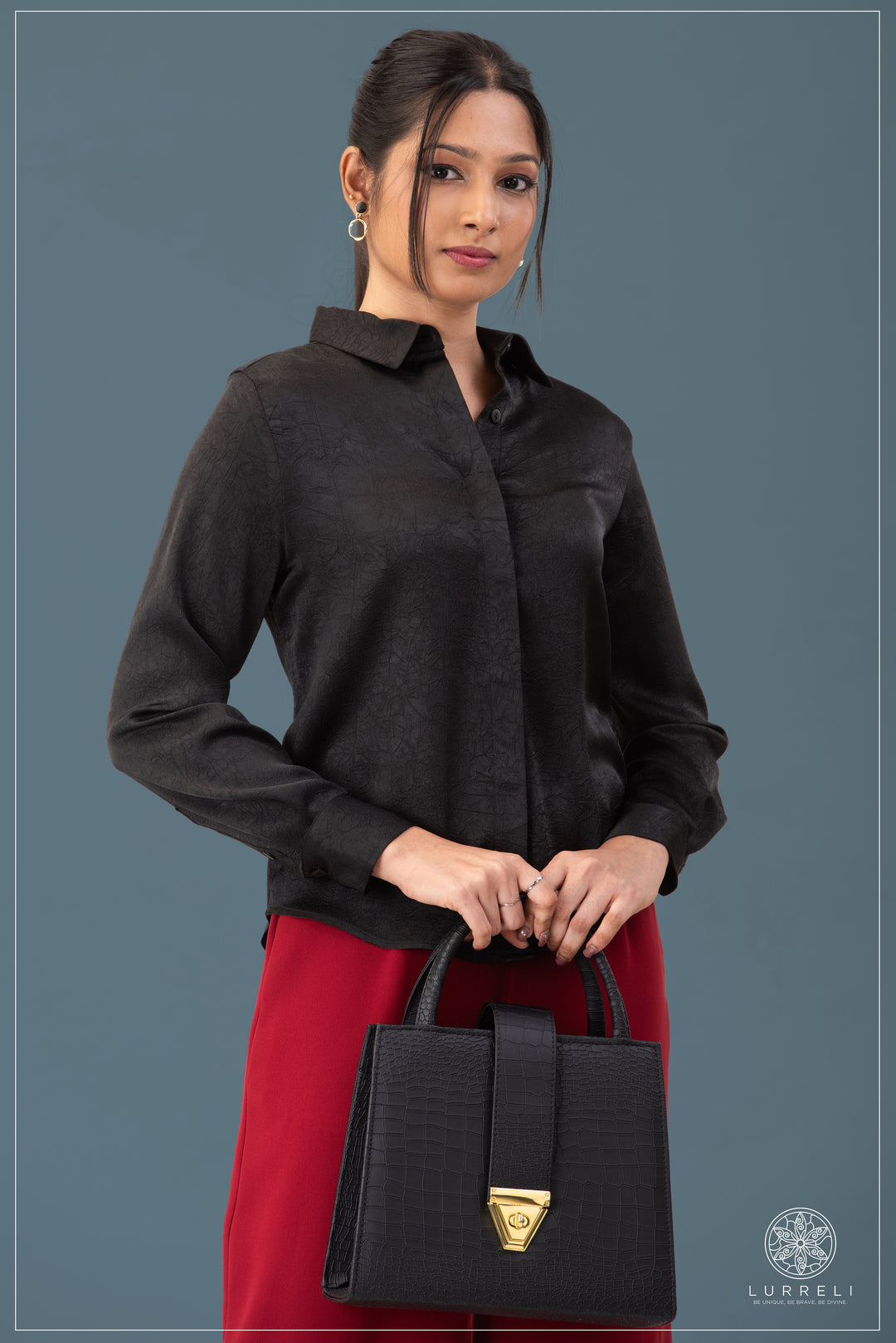 Solid Work Wear Blouse