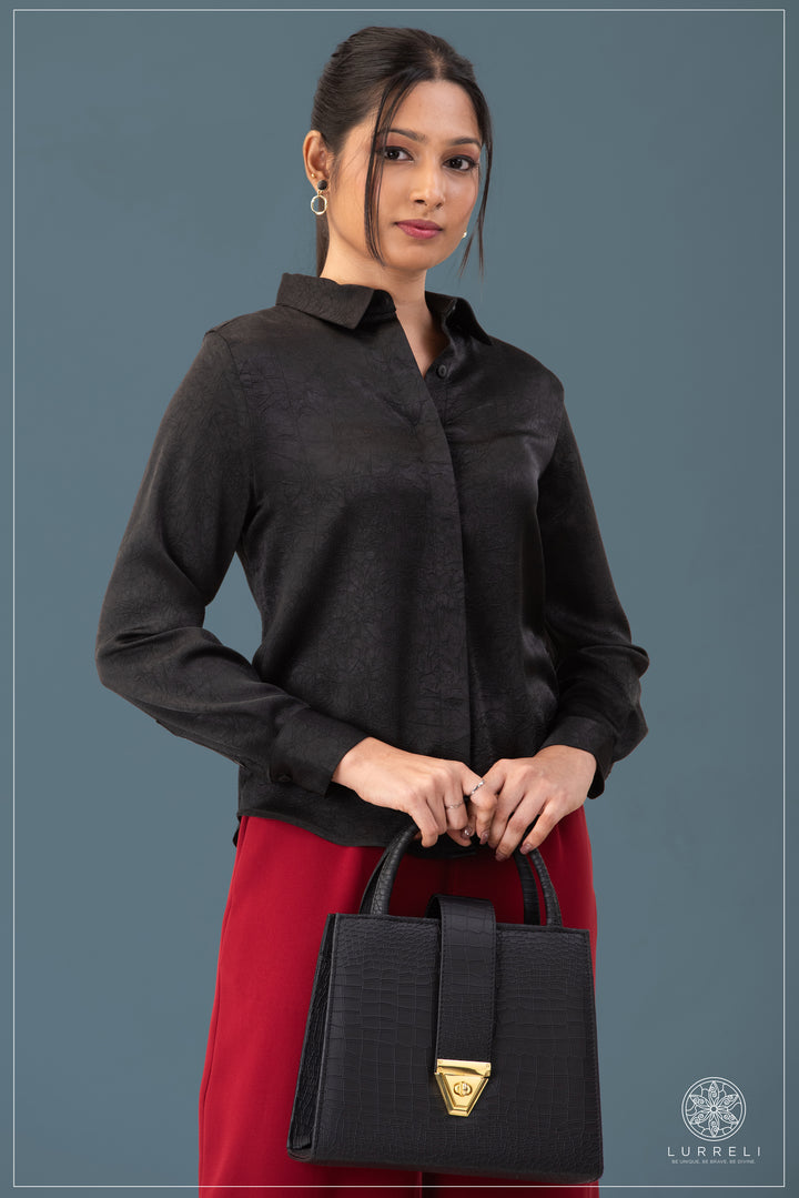 Solid Work Wear Blouse