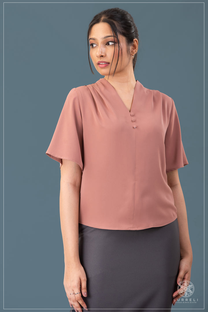 Solid Work Wear Blouse