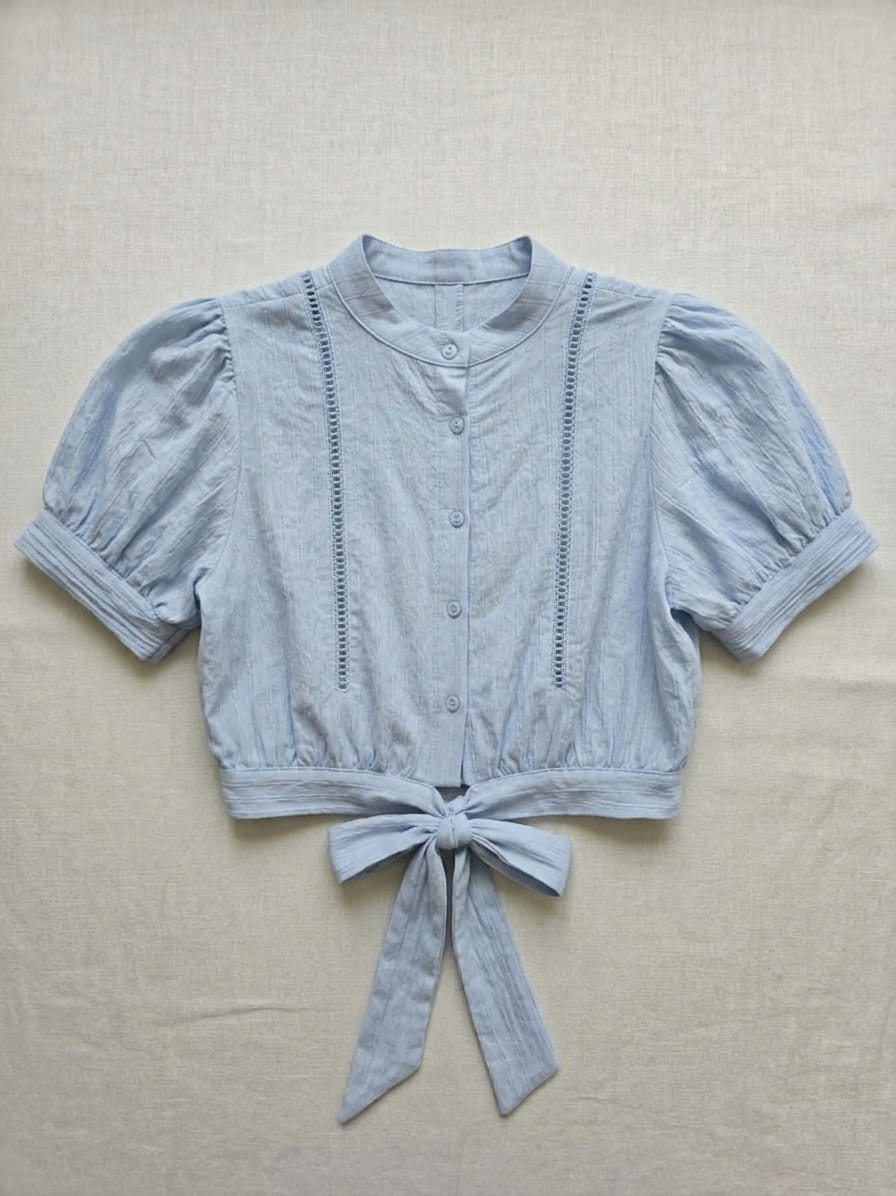 Plumeti Cotton Blouse