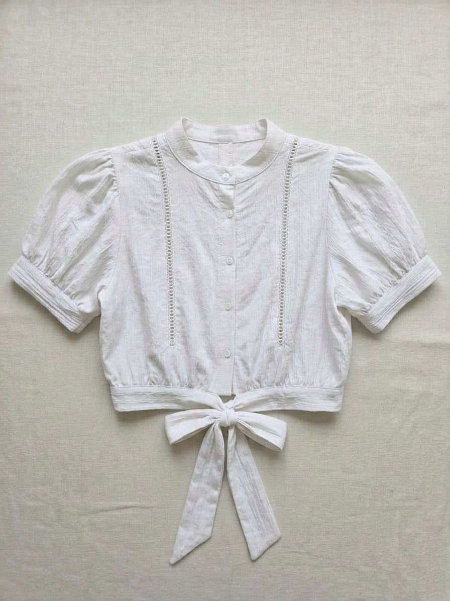 Plumeti Cotton Blouse