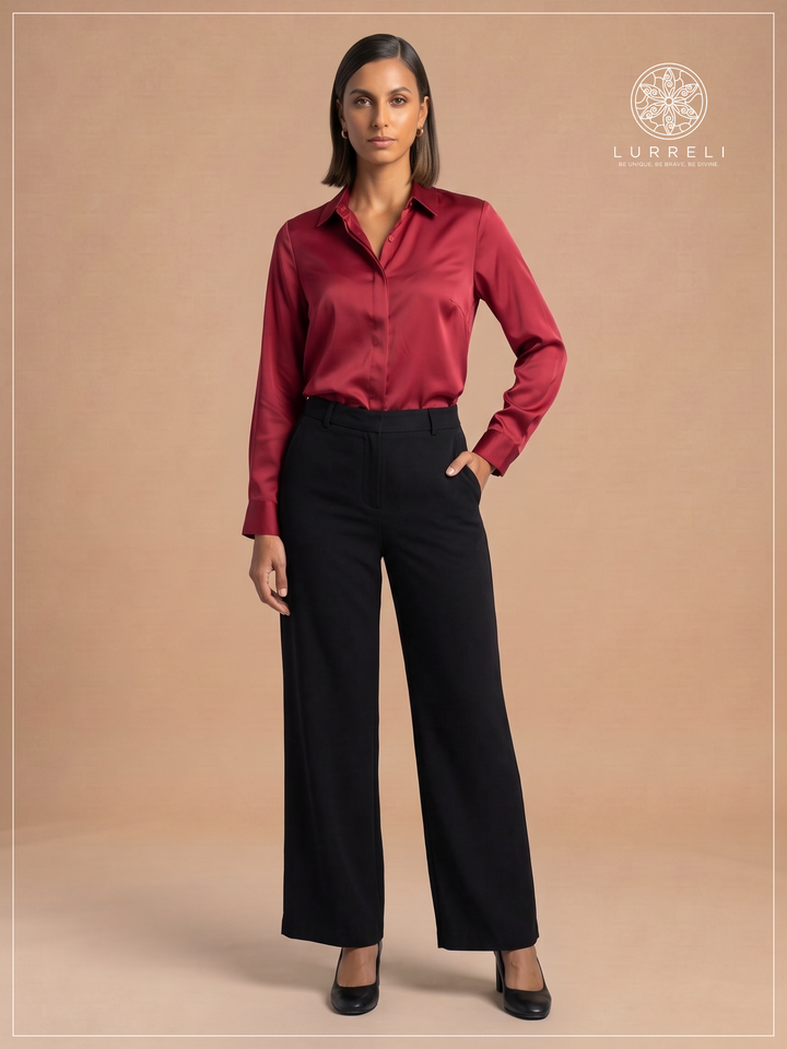 Solid Work Wear Blouse