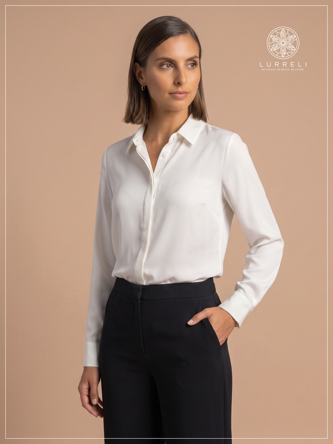 Solid Work Wear Blouse