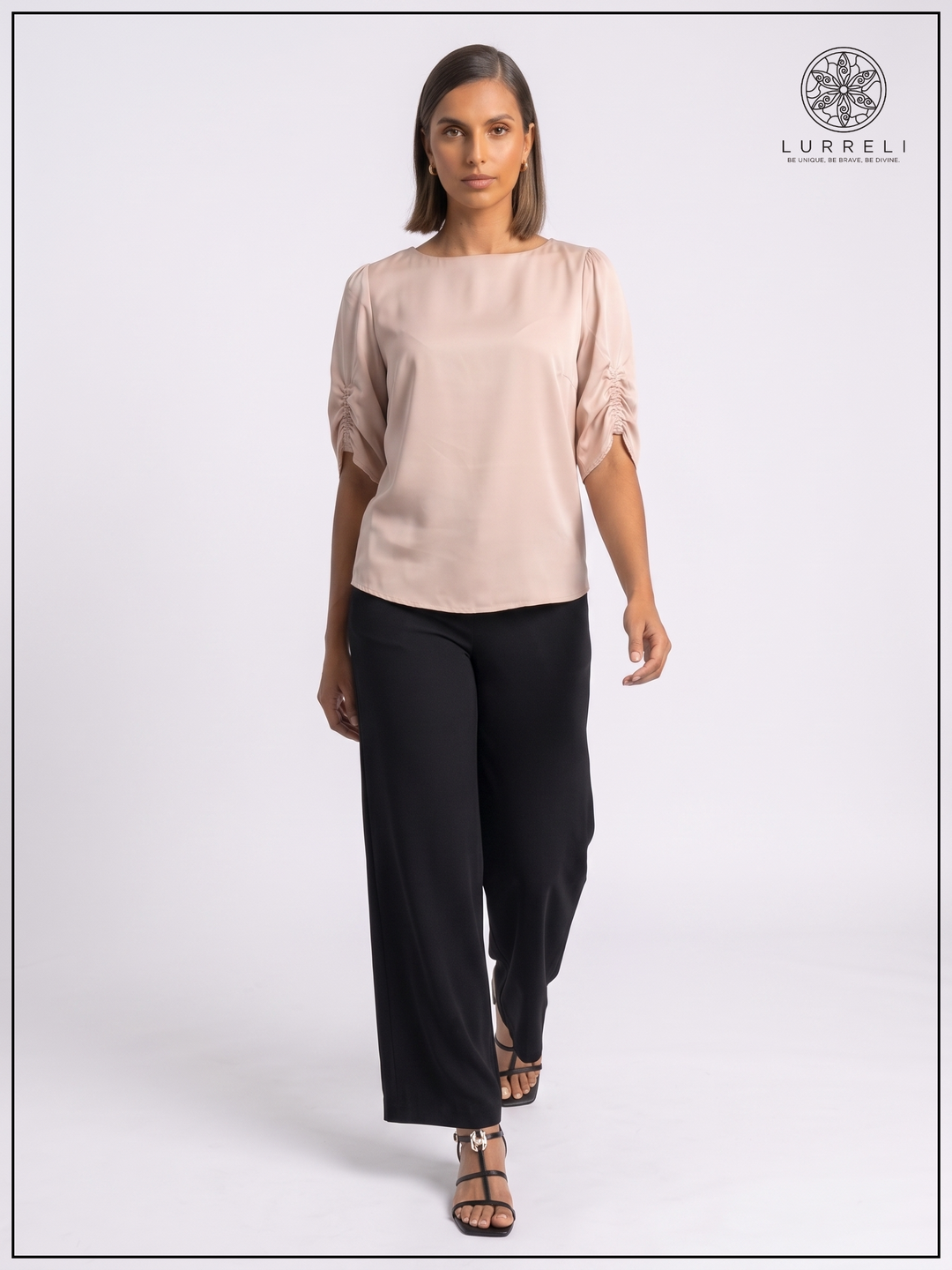 Luna Gather Sleeve Blouse